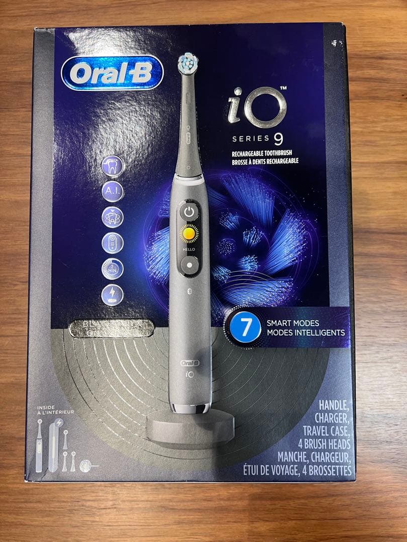 Oral-B iOテクノロジー搭載　高機能電動歯ブラシ iO-9 新品未使用 Amazon.co.jp: Braun ブラウン オーラルB 電動歯ブラシ iO9 iOM9.2I1