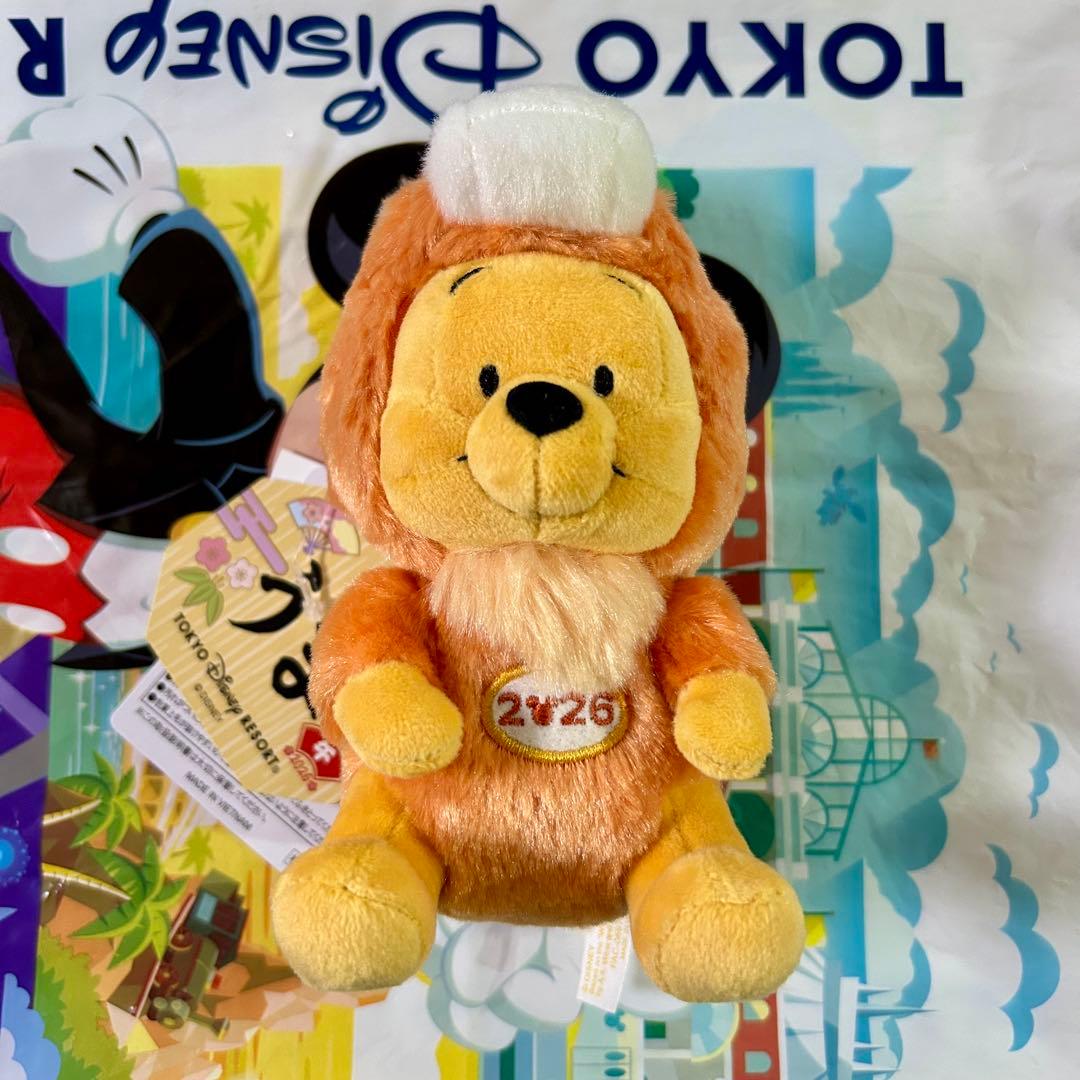新品未使用】ディズニー 干支 ぬいぐるみ 2026 午年 プーさん - メルカリ