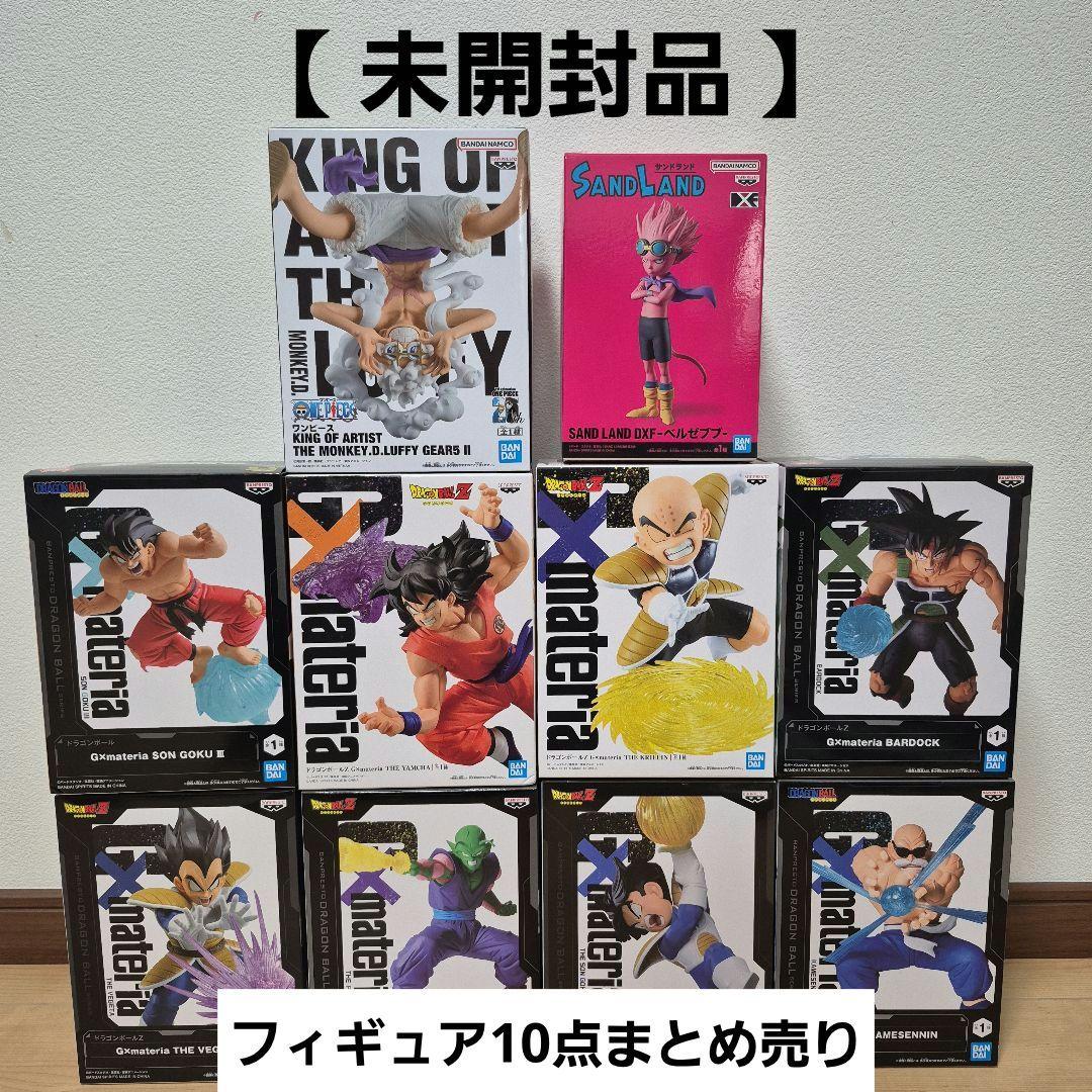 ドラゴンボール G×materia 8点 ワンピース サンドランド まとめ売り BANPRESTO（バンプレスト） ドラゴンボールZ G × materia ANDROID 18