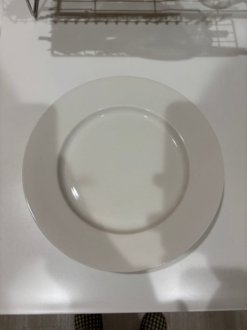 お値下げ中　オールドアラビア　リム皿3枚　白　spoonful にて購入 アラビア Arabia 皿 23cm ココ ホワイト Koko Plate White 中皿 食器