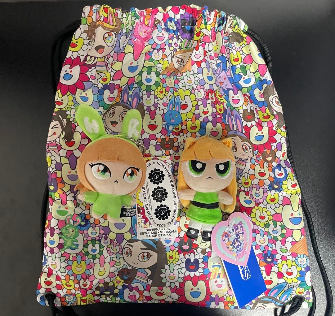 newjeans ナップサック ヘリン キーホルダー パワーパフ ぬいぐるみ