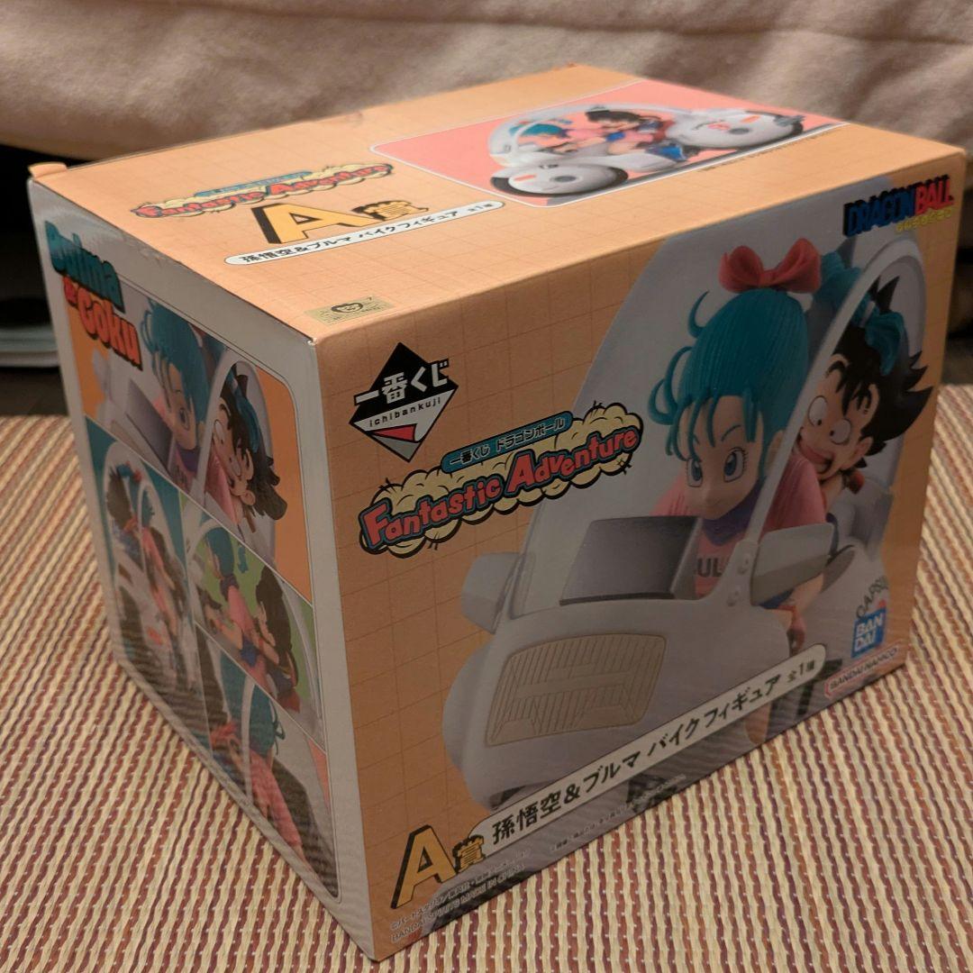 一番くじA賞 ドラゴンボール 孫悟空 & ブルマ バイクフィギュア
