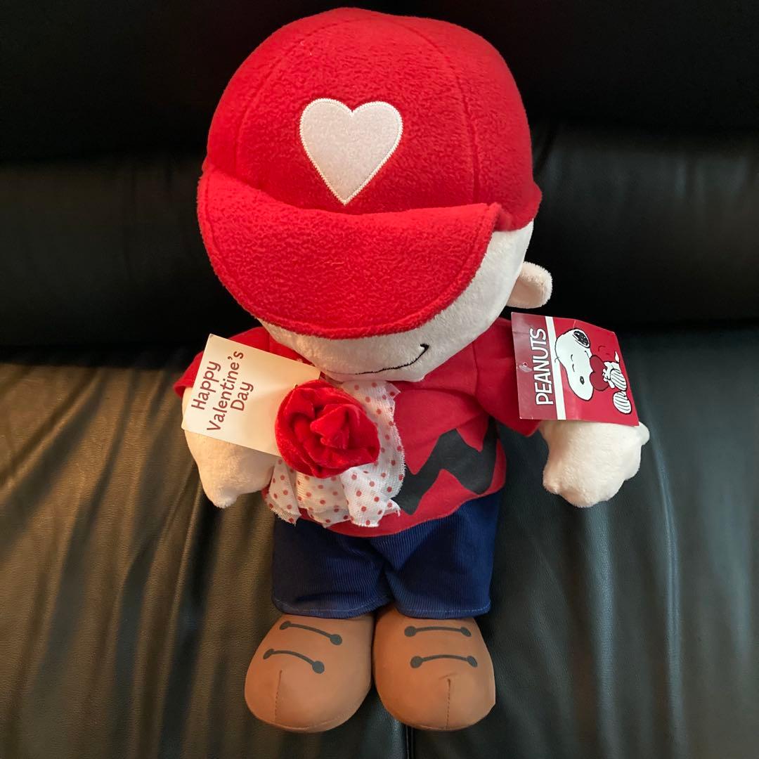 PEANUTS チャーリーブラウン バレンタイン US ぬいぐるみ SNOOPY