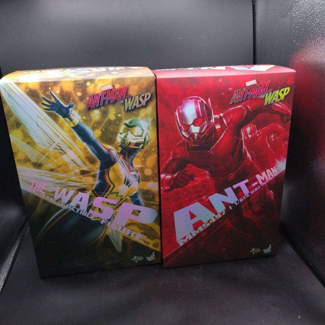開封品　ホットトイズ　ワスプ　アントマン 2体セット マーベル映画『アントマン＆ワスプ』アントマンとワスプがホットトイズ