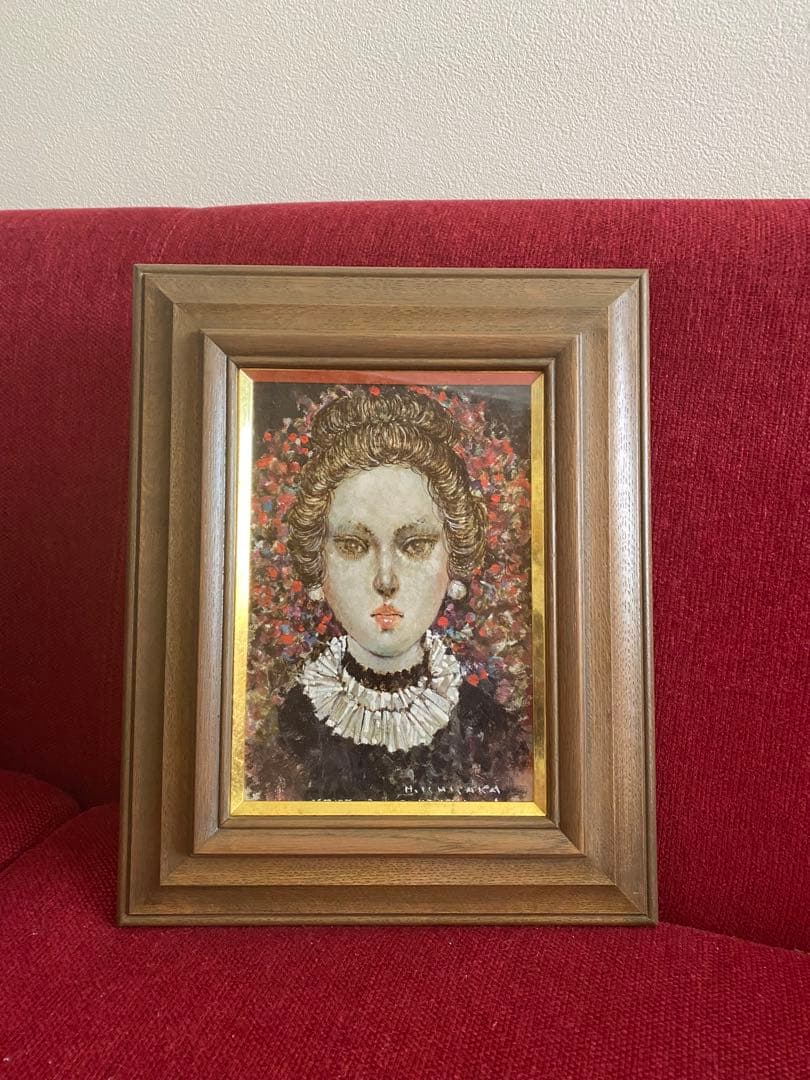 ちよりん　石阪春生　紅い花・花　女のいる風景 ちよりん 石阪春生 紅い花・花 女のいる風景 石阪春生