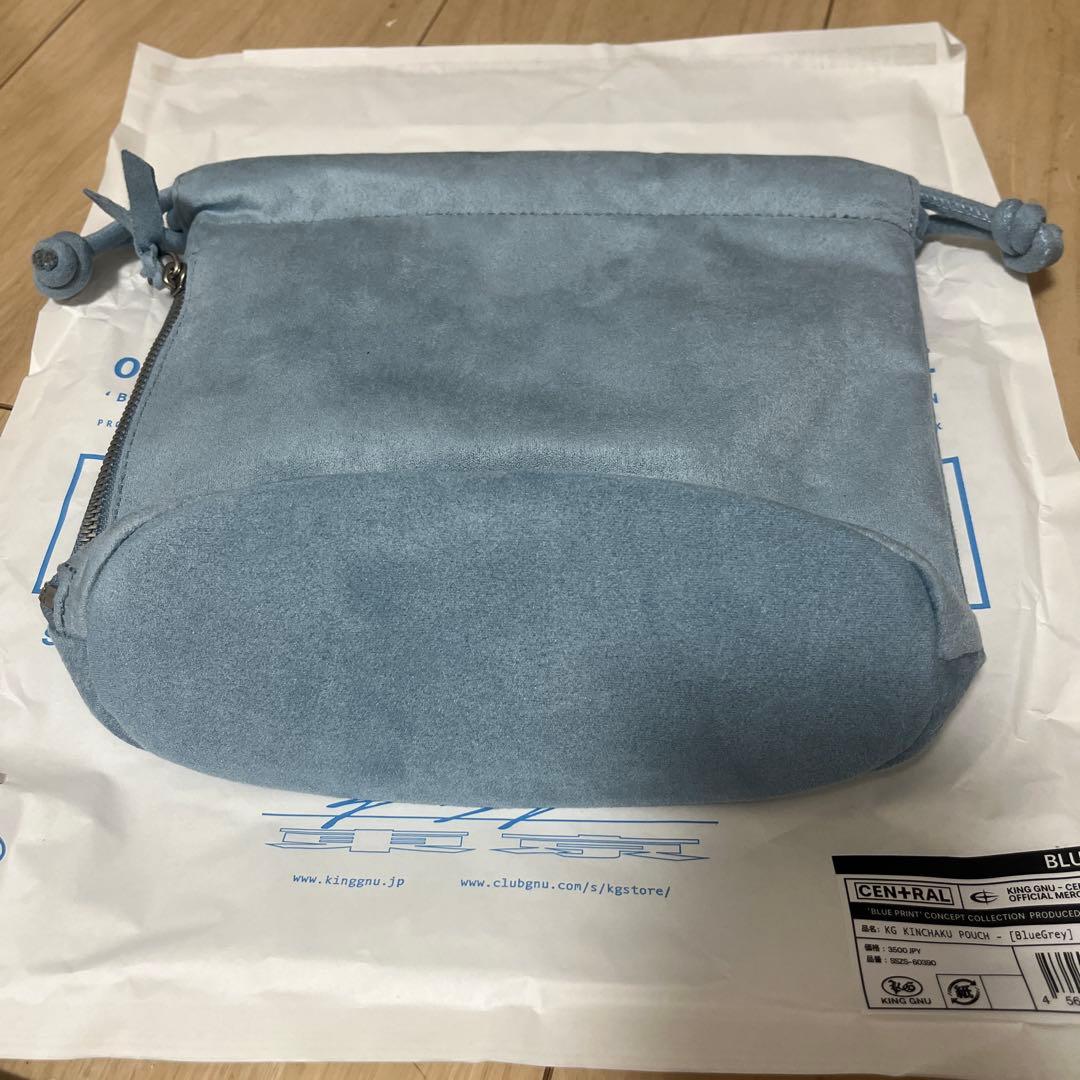 KG KINCHAKU POUCH [ブルーグレイ] King Gnu 巾着 - メルカリ