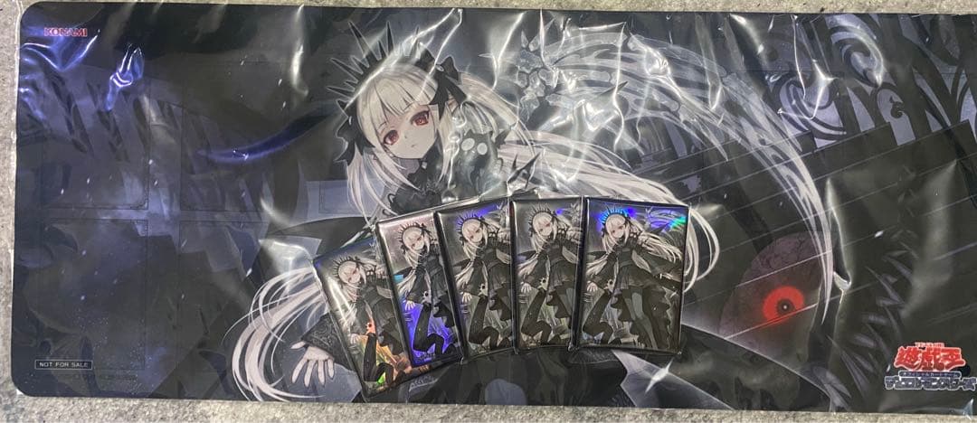 遊戯王　光なき影　ア＝バオ・ア・クゥー プレイマット　スリーブ 遊戯王 光なき影アバオアクゥー プレイマット、スリーブ100枚 セット