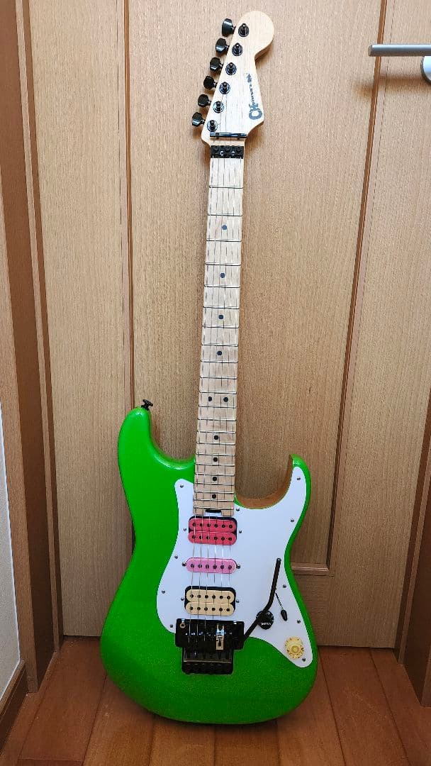 Charvel pro mod steve vai Green Meanie風 - メルカリ