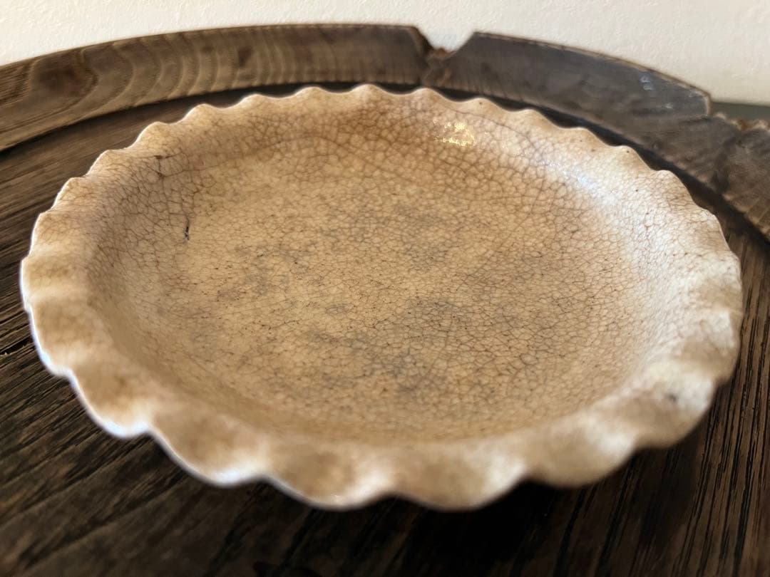 御深井焼 輪花皿【13cm】 御深井焼 輪花皿【13cm】 www.cosaga.com