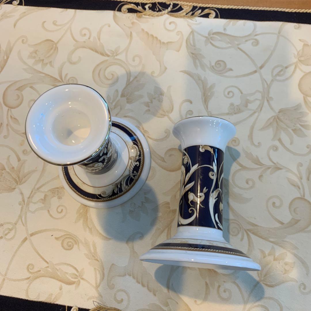 希少 ウェッジウッド コーヌコピア キャンドルスタンド キャンドル