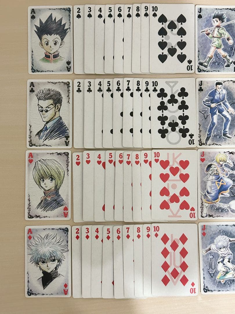 d*9様 HUNTER×HUNTER ハンター協会公認トランプ - メルカリ