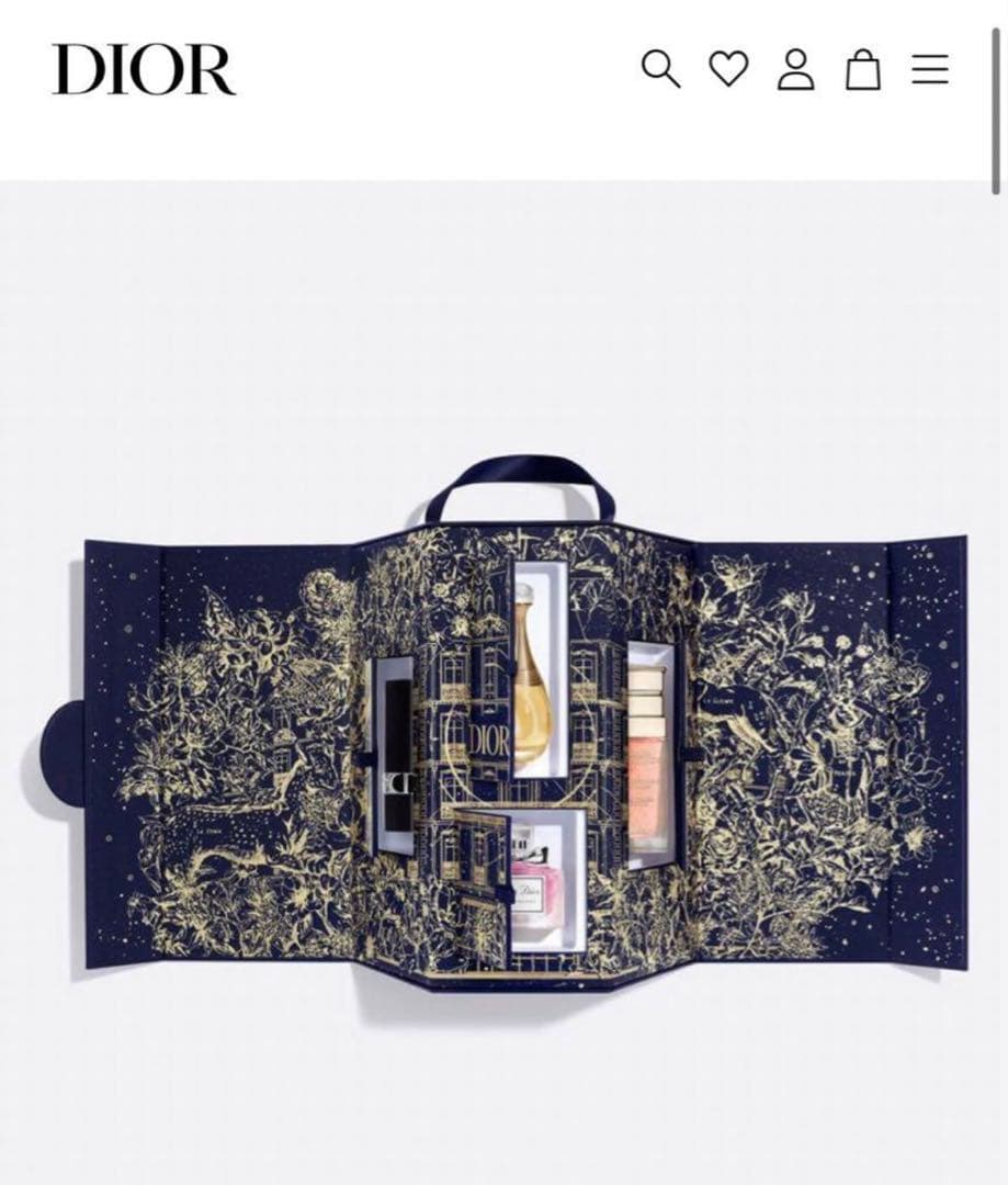 DIOR クリスマスコフレ 夜空に星座が煌めくディオール モンテーニュ コフレ〈ホリデー2022