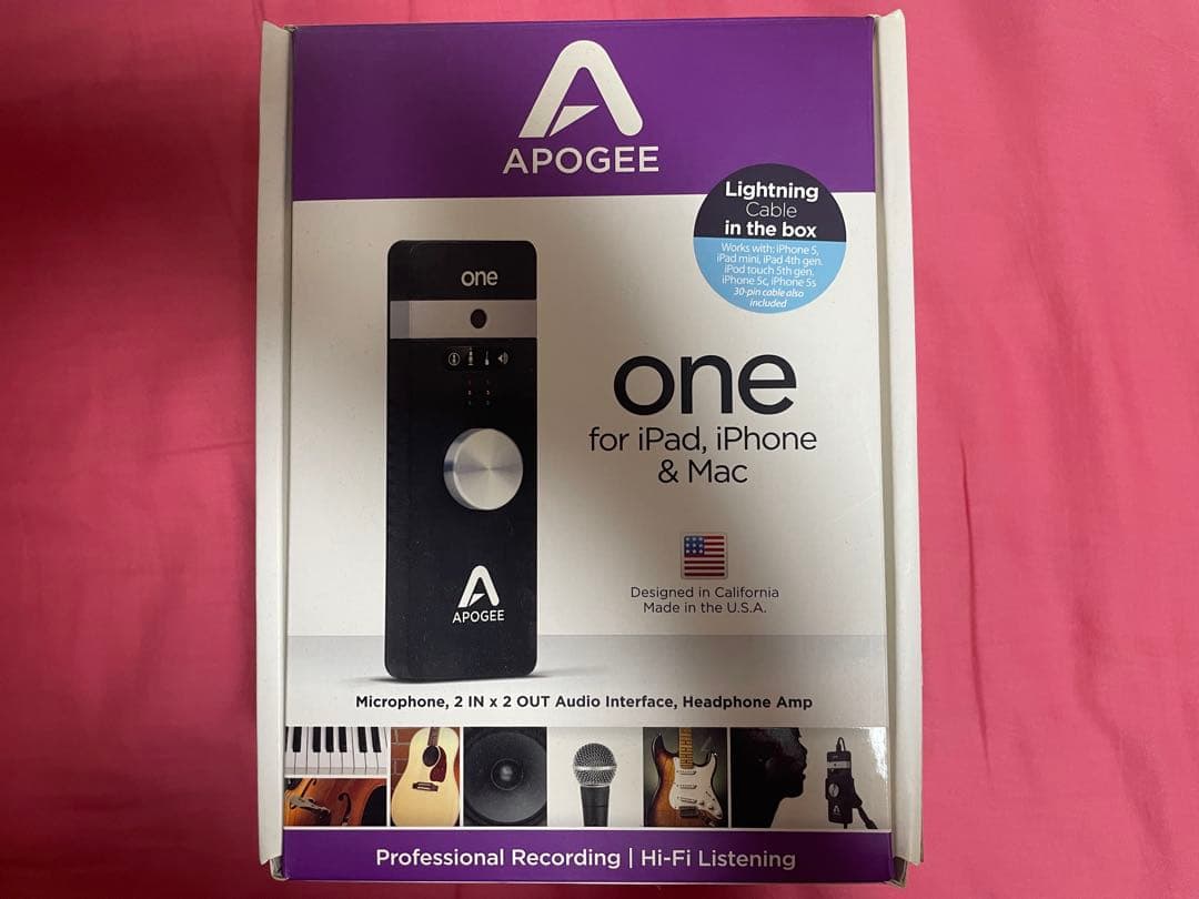 APOGEE one オーディオインターフェイス Amazon.co.jp: Apogee ONE USBオーディオインターフェイス【正規輸入品