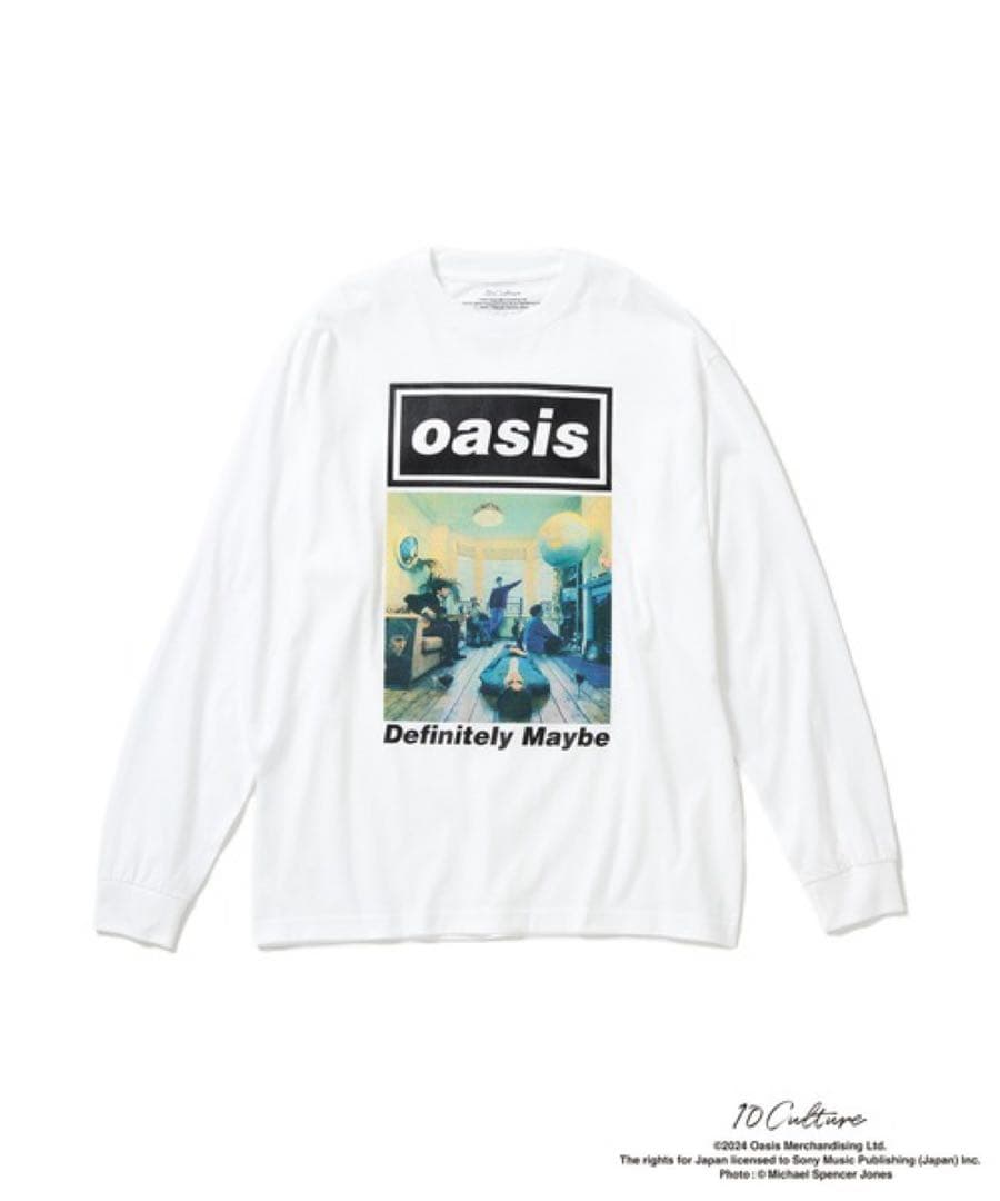 oasis / Definitely Maybe ロンT 未開封 アダムエロペ アダム エ ロペ ADAM ET ROPE' OASIS 30th Anniversary ロンTEE