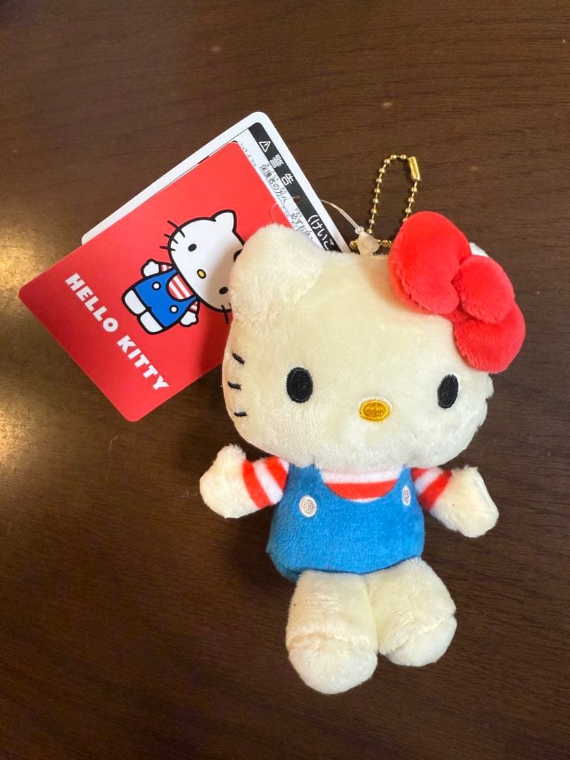 新品未使用】ハローキティ ぬいぐるみ マスコット キーホルダー 50周年