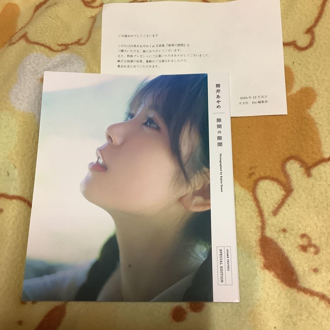 乃木坂46 筒井あやめ 感情の隙間 アザーカット ミニブック 抽選当選品