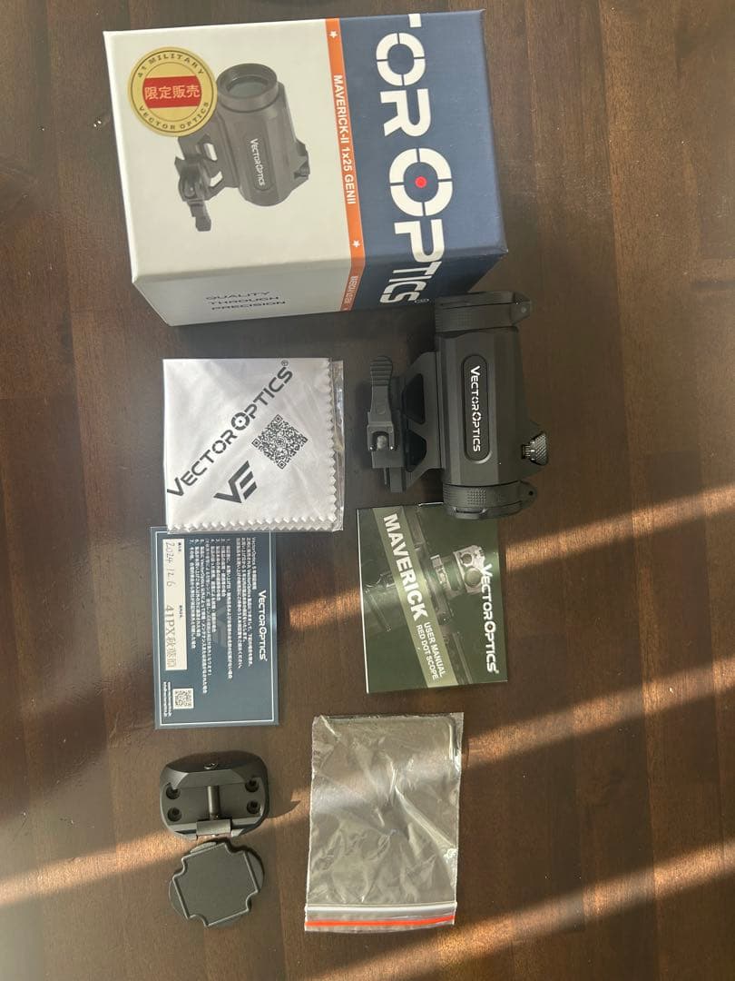 D*G様 Vector Optics MaverickⅡ 1×25マーベリック2 Maverick-II 1X25 GenII Red Dot Sight Motion Sensor [Vector Optics