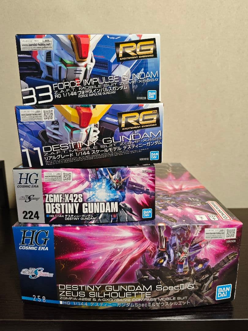 ガンプラ4点まとめ売り『ガンダムSEEDシリーズ』①