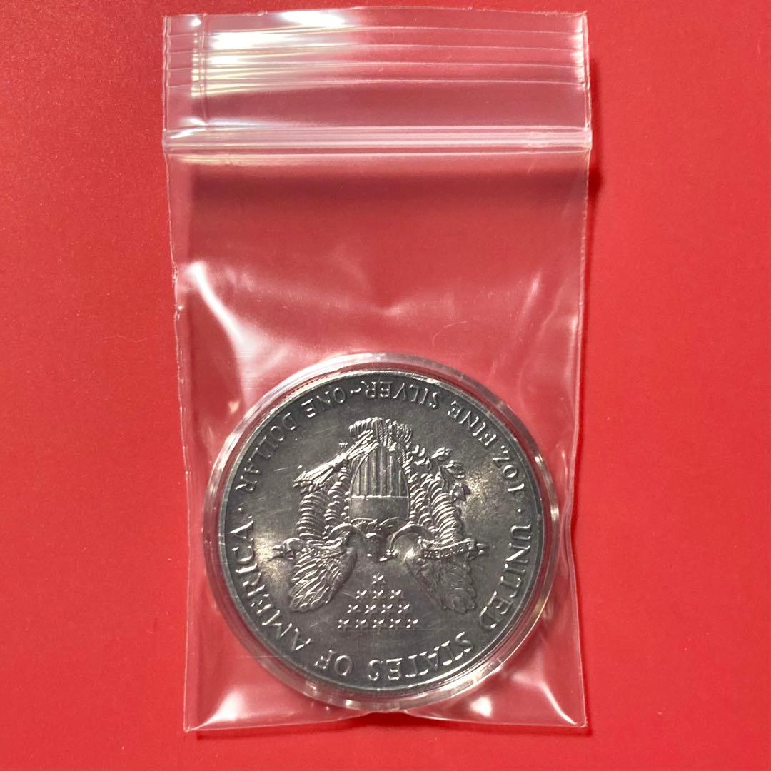 アメリカ　イーグル銀貨　1オンス　31.4g　1989　ケース付　古銭