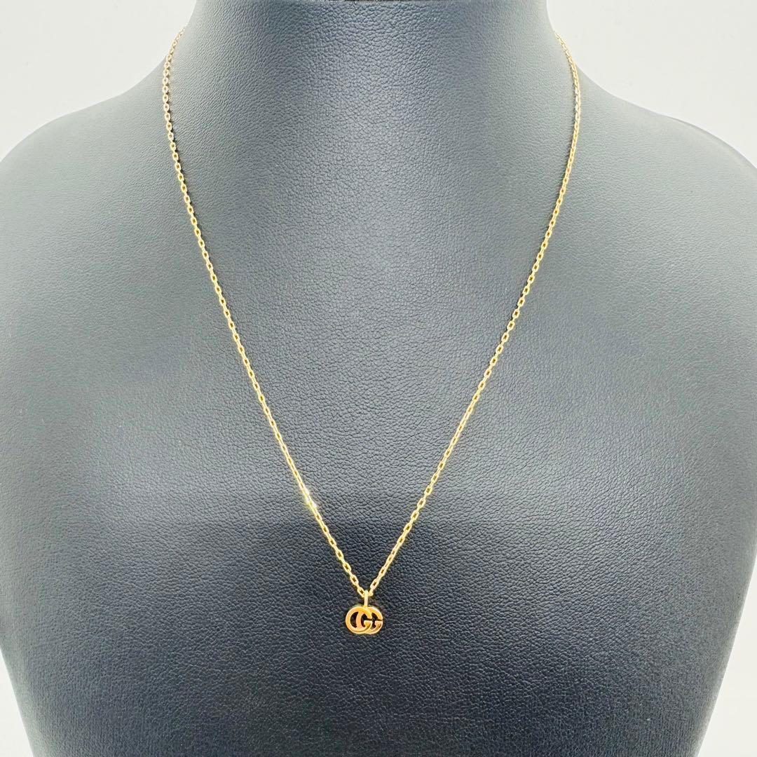 ✨GUCCI✨GG✨ランニング✨K18✨Au750✨ピンクゴールド✨ネックレス✨ GUCCI（グッチ） GGランニング 18K ネックレス ピンクゴールド