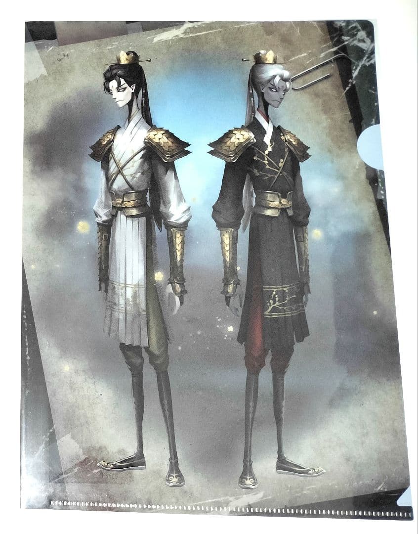 IdentityV 第五人格 白黒無常 謝必安 范無咎 クリアファイル UR衣装