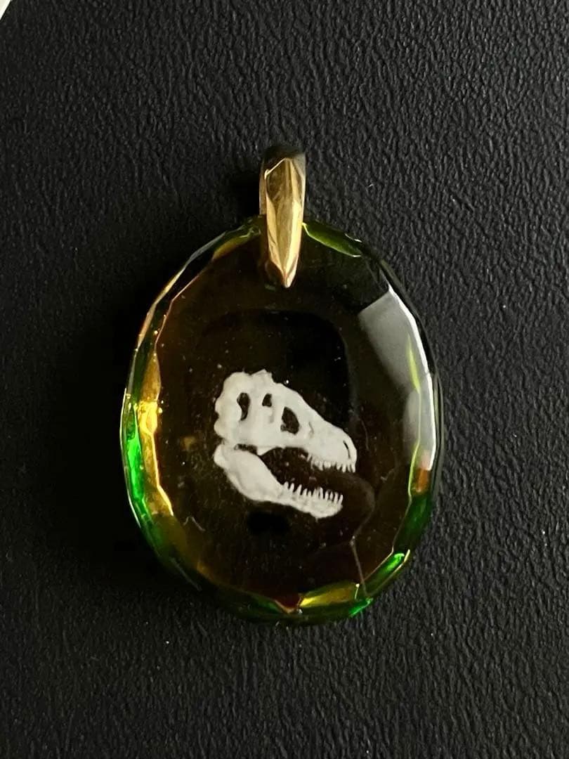 1cmの宇宙　ナカダマサヒデ ペンダントトップ ティラノサウルス　恐竜　ガラス 1cmの宇宙 ナカダマサヒデ ペンダントトップ ティラノサウルス 恐竜 ガラス