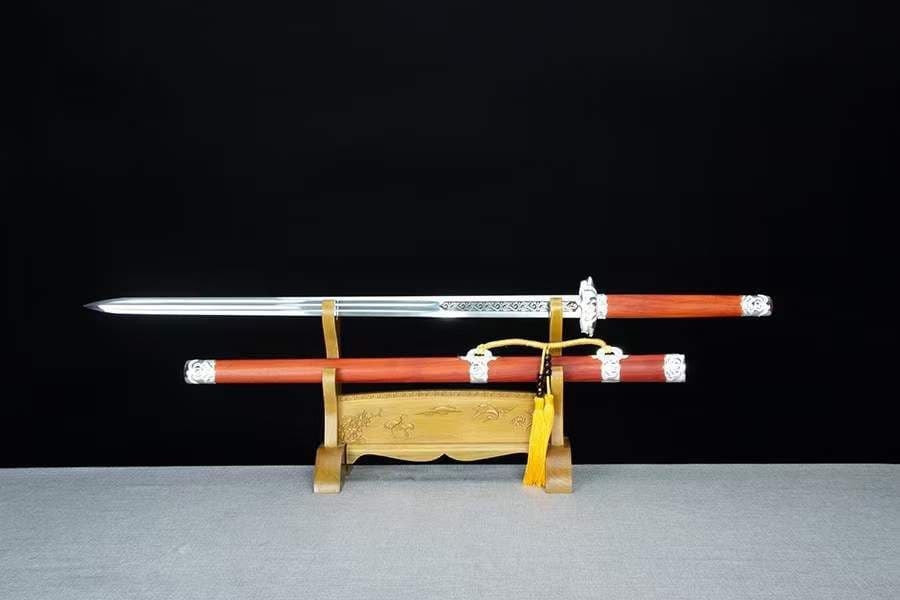 紅蓮唐刀-高性能マンガン鋼 古兵器 武具刀装具日本刀模造刀 居合刀