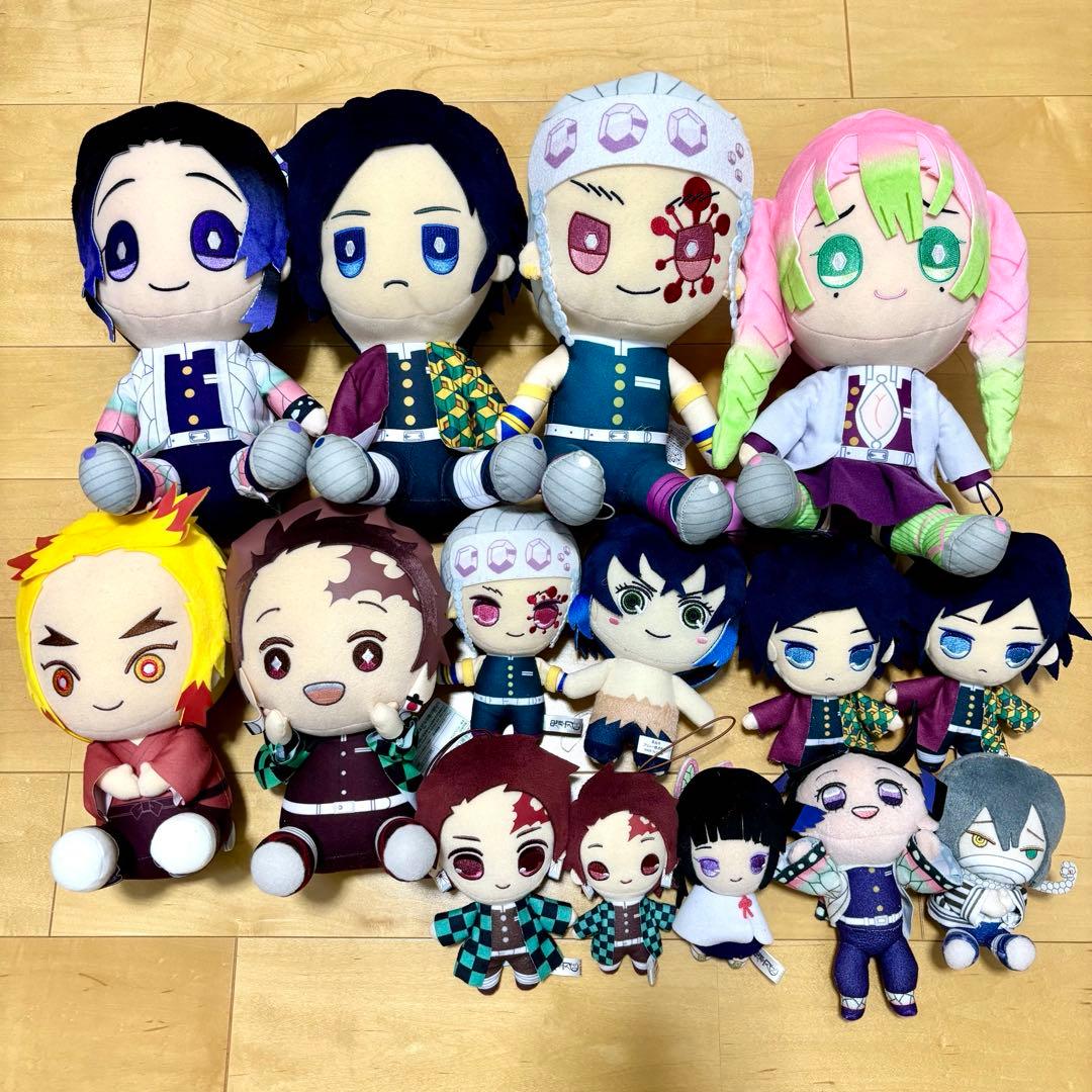 鬼滅の刃 ぬいぐるみ まとめ売り 全15体 BANDAI（バンダイ） 鬼滅の刃 Chibiぬいぐるみ 累 (ルイ) 第5弾 きめ