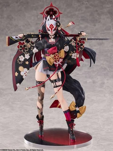 ブルアカ 狐坂ワカモ1/7 フィギュア ネオンマックス ブルーアーカイブ　未開封 ブルアカ」ワカモのフィギュア発売日が5月31日に決定！ お面ON/OFFに