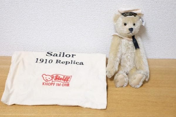 限定品 Steiff Sailor 1910 Replica  テディベア Yahoo!オークション - 限定品Steiff Sailor 1910 Replica セーラー テ