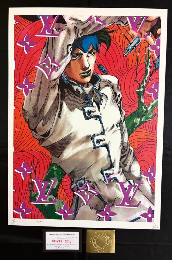 世界限定100枚 DEATH NYC アート ポスター jo23 Yahoo!オークション - DEATH NYC 額付き 世界限定100枚 アートポスター
