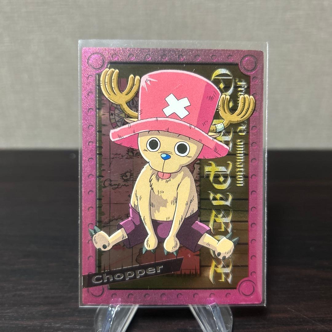 ワンピース　アマダ　エッチングカード　チョッパー　② 当時物　貴重 OP】トニートニー・チョッパー【C】ST01-006ONE PIECE CARD GAME