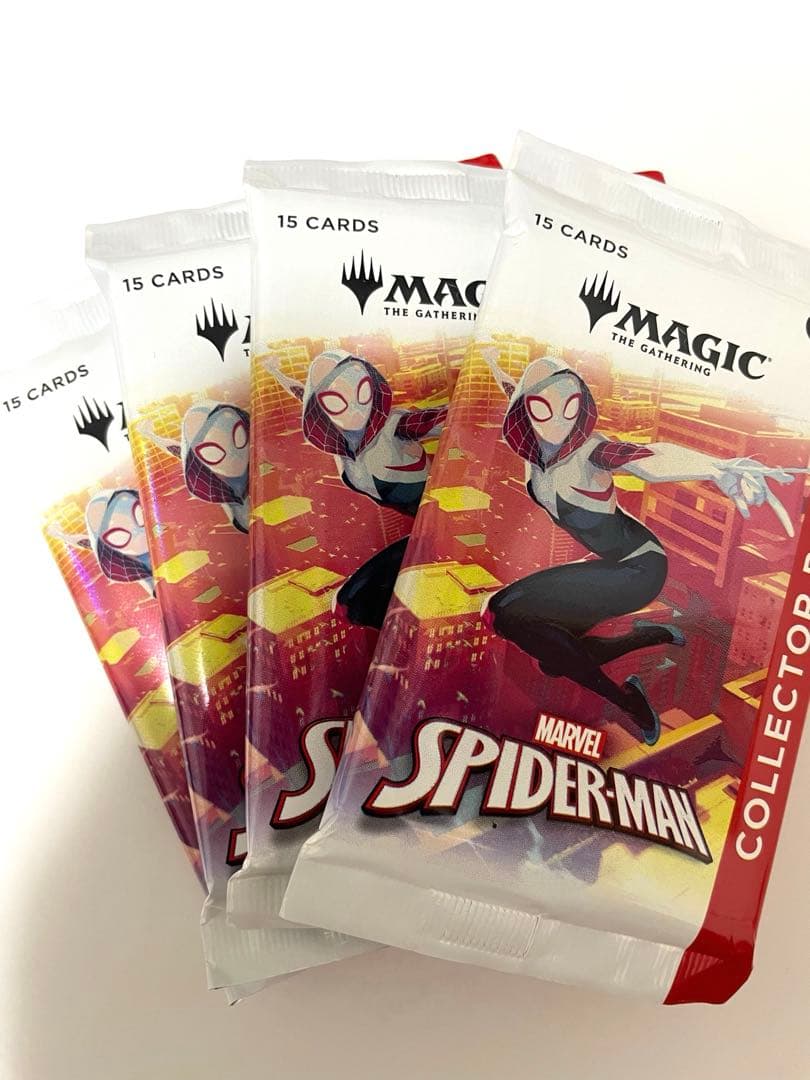 MTG スパイダーマン コレクターブースター (英) 4パックセット MTG】スパイダーマンのコレクターブースター限定カードはこれだけある