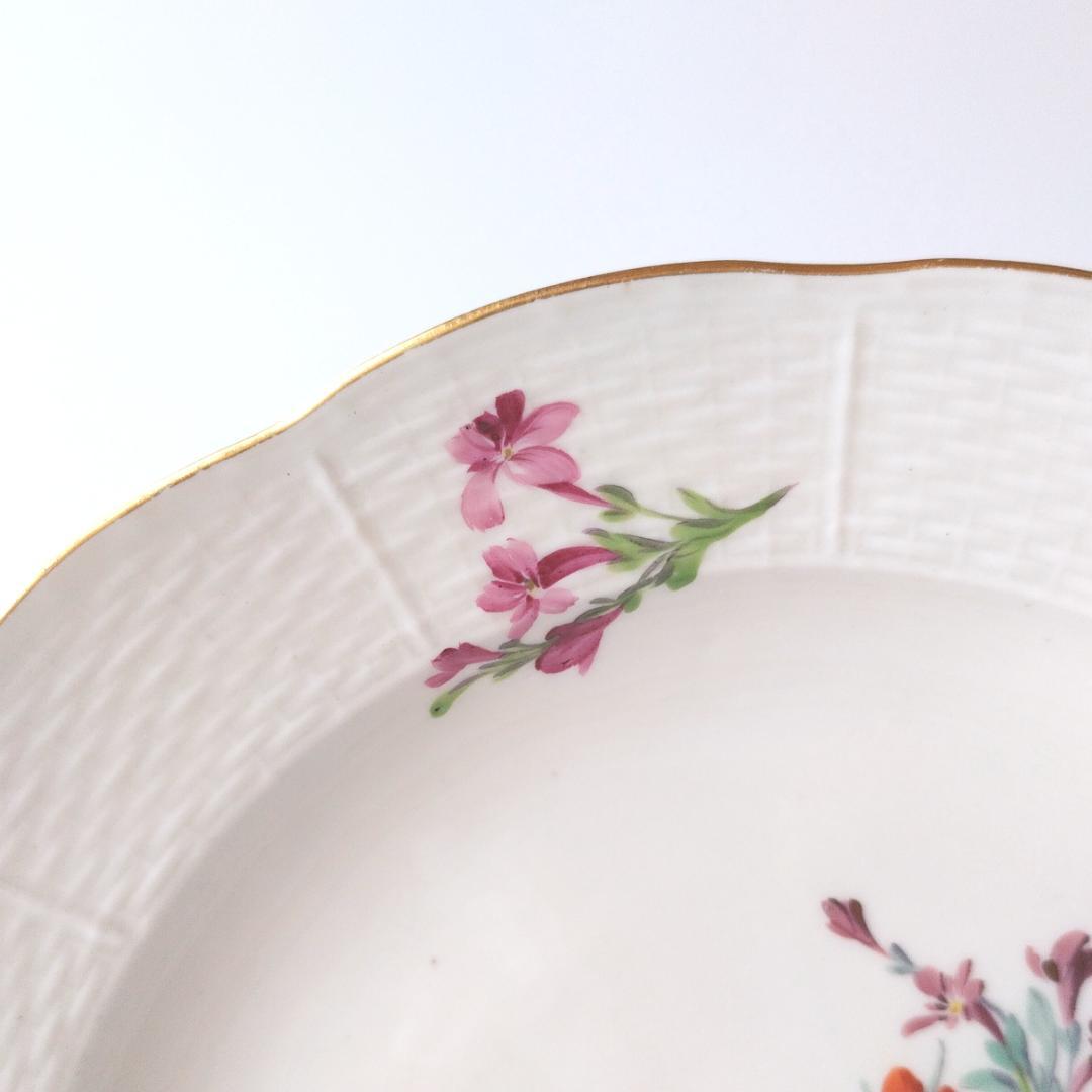 マイセン Meissen 1780-90年頃 金彩花絵 ディナープレート - メルカリ