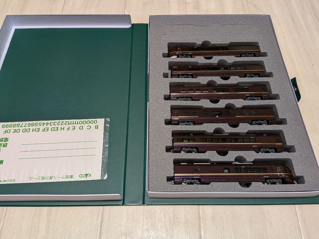 KATO 10-1991 E655系 なごみ(和) +特別車両付 6両 E655系 なごみ(和)と特別車両が入線しました。 KATO 10-1991 / 4935-1