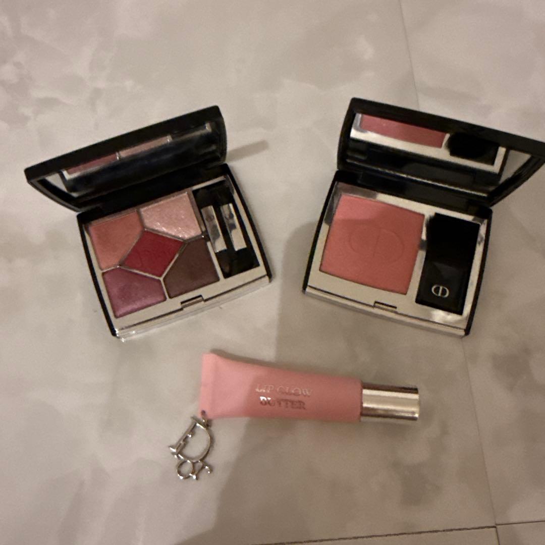 Dior コスメ 3点セット リップグロウバター ルージュブラッシュ クチュール ディオール「ディオール アディクト リップ グロウ バター」を全色
