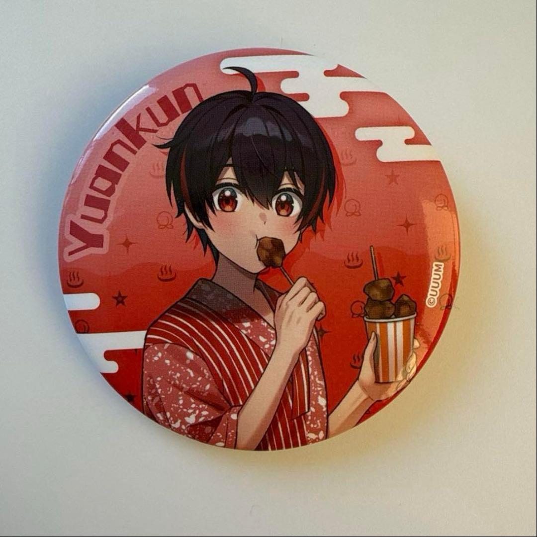 カラフルピーチ ゆあんくん 缶バッジ 極楽湯 - メルカリ