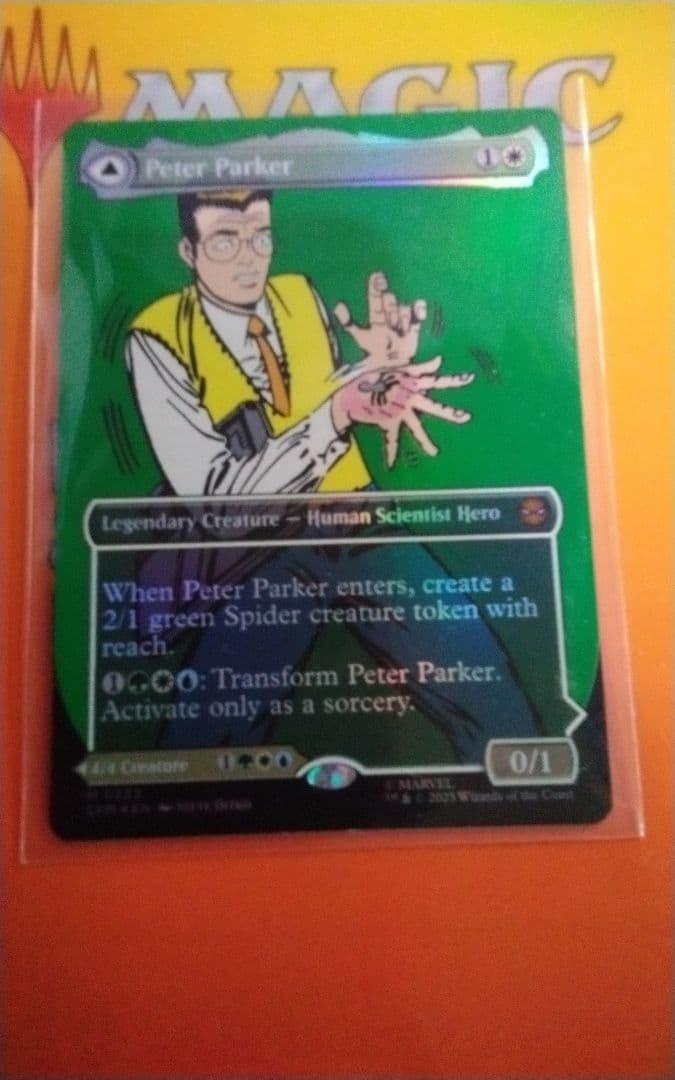 r*o様 mtg ピーター・パーカー アメイジング・スパイダーマン 英語　foi MTG ピーター・パーカー アメイジング・スパイダーマン foil 日本語