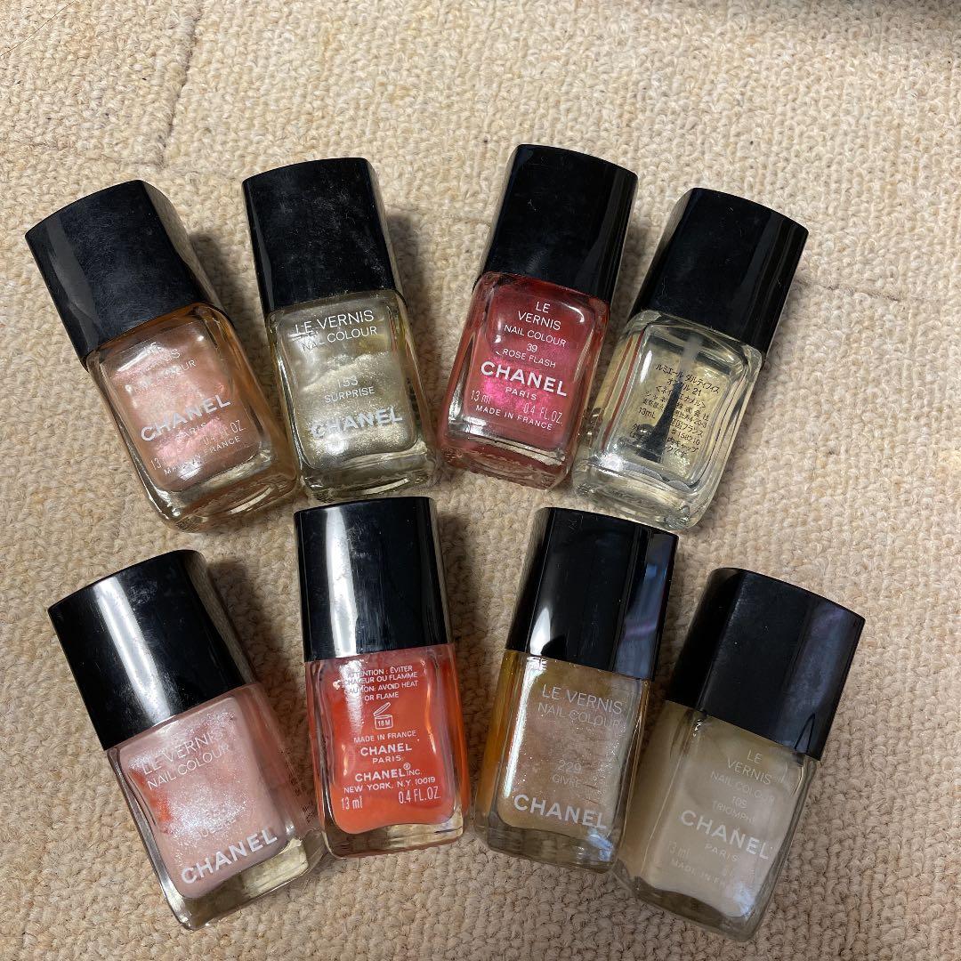 豪華CHANELネイルエナメル＆爪化粧料セット☆ ヴェルニ ネイル エナメル（長時間美しい仕上がりが持続） 111