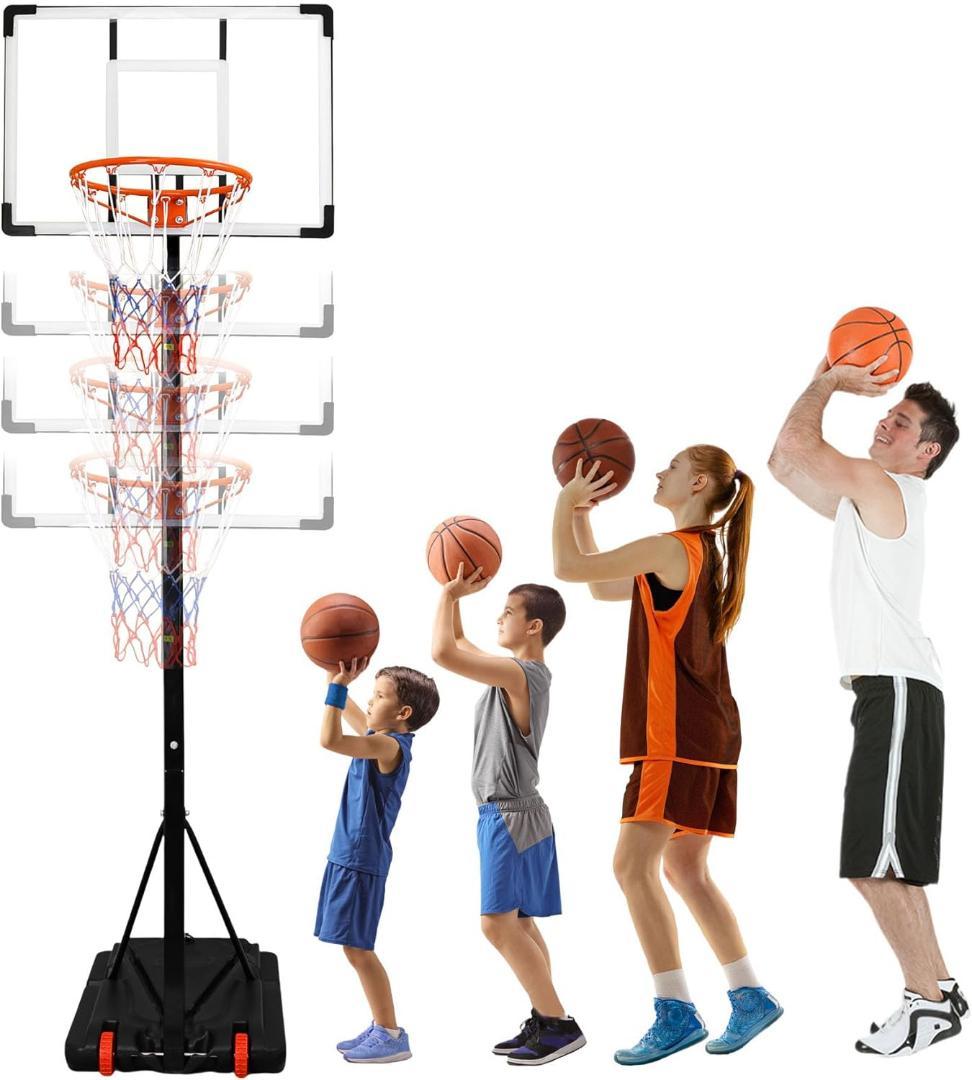 バスケットゴール 屋外 練習用 最短135CM 高さ調整210CMや260CMも Amazon.co.jp: バスケットゴール 屋外 練習用 最短135CM 高さ調整210CM