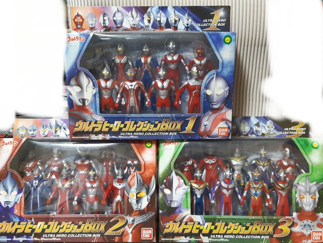 ウルトラヒーローシリーズコレクションBOX1～3　セット ウルトラマングッズ ウルトラヒーローコレクションBOX1｜カフェ