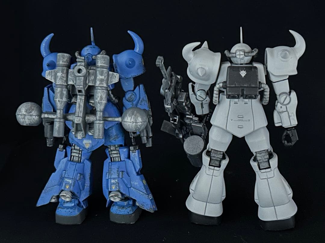 最終値下げグフR35&グフ＆ドダイ×2ジオン軍2機HG1/144ガンプラジャンク