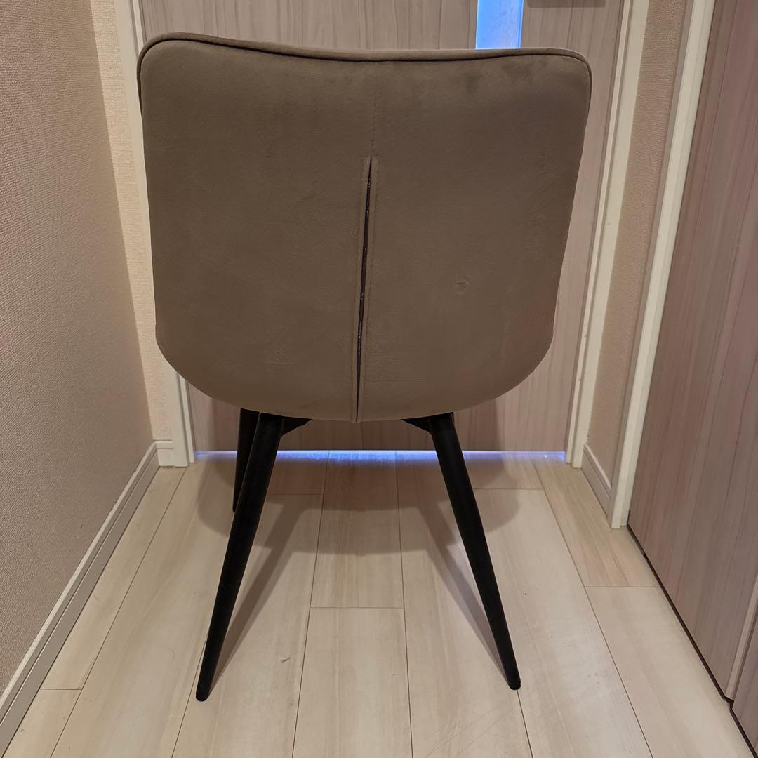 かなでもの Elegant Velvet Box Stitch Chair - メルカリ