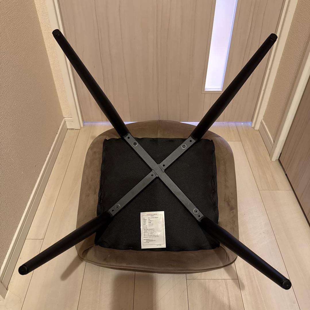 かなでもの Elegant Velvet Box Stitch Chair - メルカリ