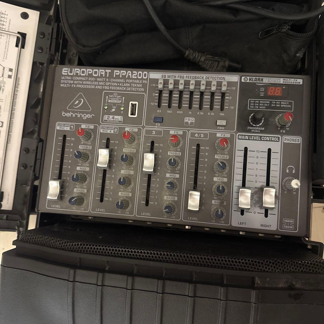 BEHRINGER ベリンガー PPA200 EUROPORT 動作未確認 - メルカリ