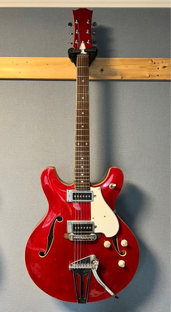ギター Guyatone Guitar Yahoo!オークション - Guyatone SG-52 ES-335タイプ グヤトーン ビンテ