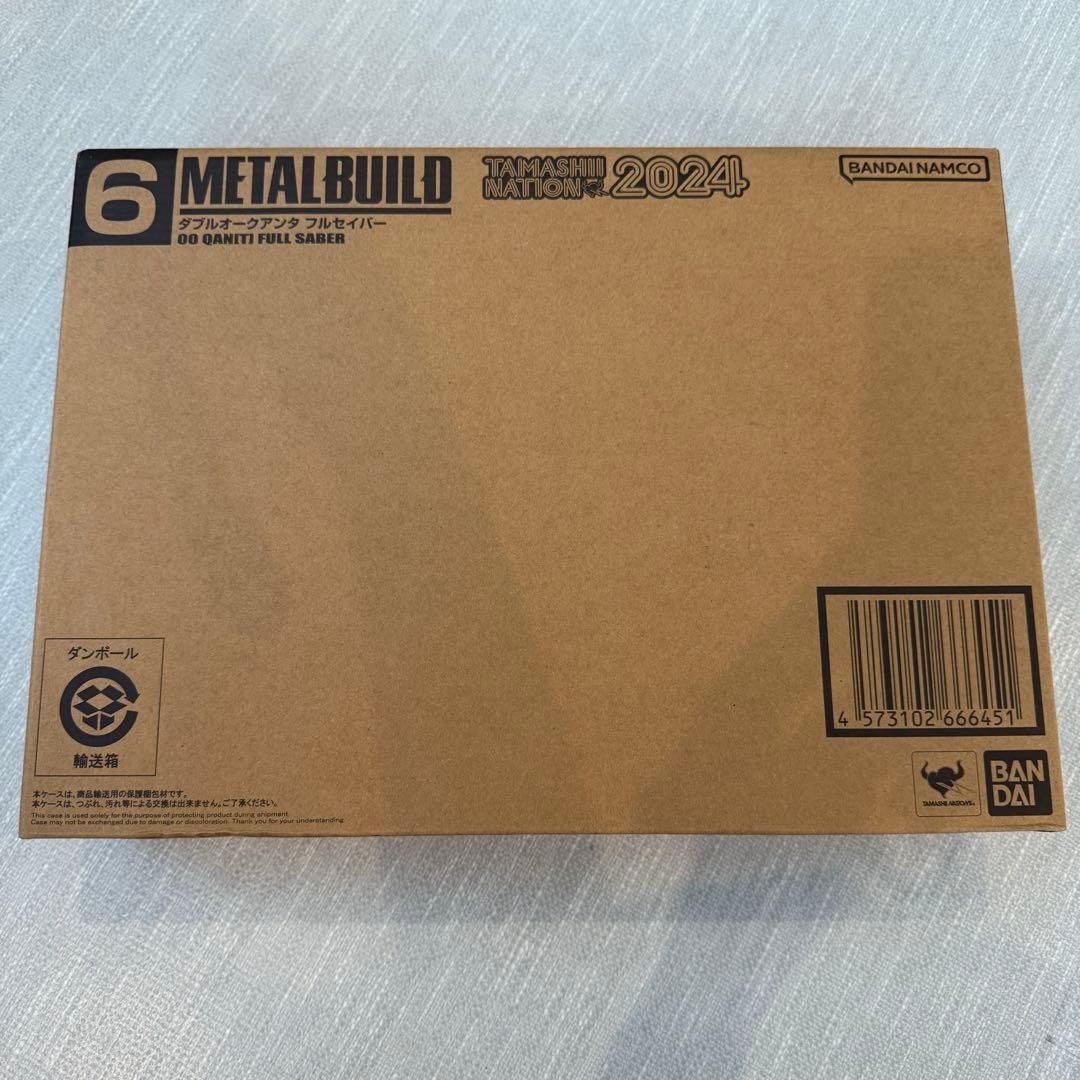 L BUILD　メタルビルド ダブルオークアンタ フルセイバー新品未開封 開催記念商品／事後抽選】METAL BUILD ダブルオークアンタ フル