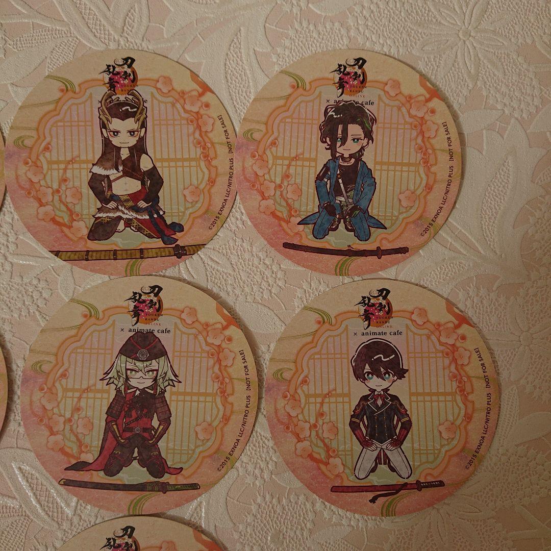 刀剣乱舞 アニメイトカフェ コースター14枚 - メルカリ