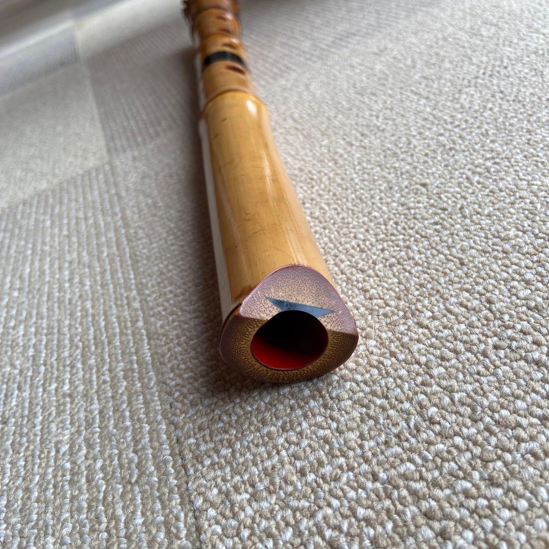144 尺八眞山銘 一尺六寸管 眞山銘二印 - メルカリ