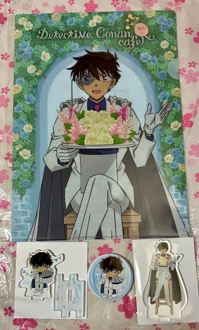 名探偵コナン 怪盗キッド コナンカフェ 2024 クリアファイル アクスタ